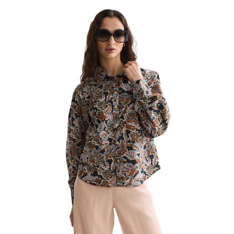 Scotch & Soda Printed Relaxed Fit Shirt image number 0